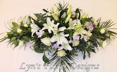 White Lily Casket