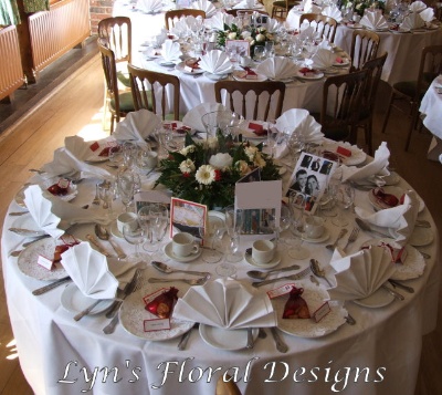 Guest Table Arrangement