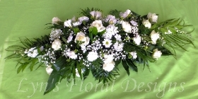 White Rose Casket