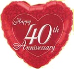 40th Anniversary Heart
