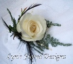 White Rose Buttonhole