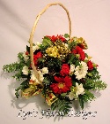 Christmas Pine Basket